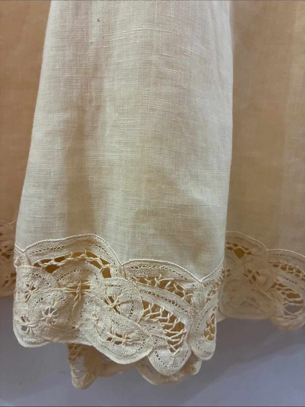 Talbots NWT Classic Yellow Sleeveless Irish Linen Dress - size 14P